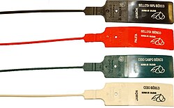 Bridas de colores para jamón ibérico
