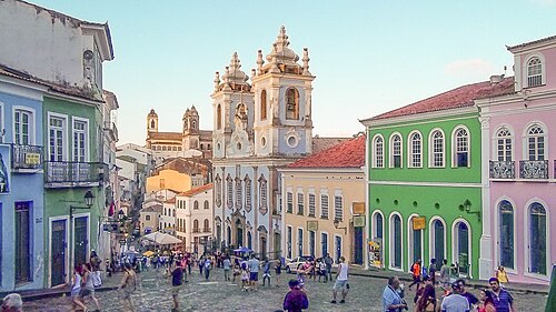 Centro histórico de Salvador de Bahía, o Pelourinho