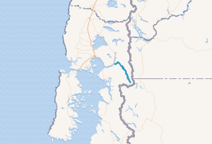Mapa de la cuenca del río Puelo