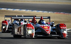 Audi R10 TDI en pista