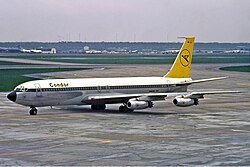 Detalle estructural del prototipo y primeras versiones del Boeing 707