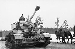Carro de combate Panzer IV del ejército alemán durante la Segunda Guerra Mundial