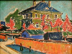 Villa en Dresde de Ernst Ludwig Kirchner