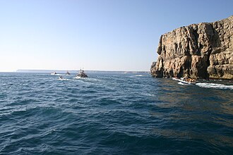 El cabo de San Vicente desde el sur