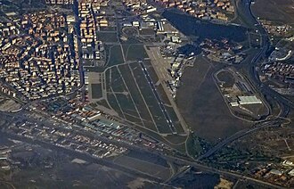 Vista general del Aeropuerto de Madrid-Cuatro Vientos