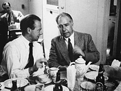 Werner Heisenberg y Niels Bohr en 1934