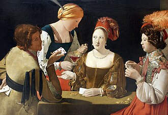 El tramposo del as de diamantes de Georges de La Tour