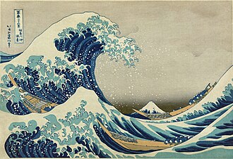 La gran ola de Kanagawa de Katsushika Hokusai