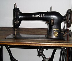 Antigua máquina de coser Singer