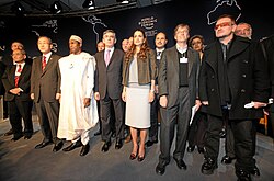 Bill Gates en el Foro Económico Mundial de 2008