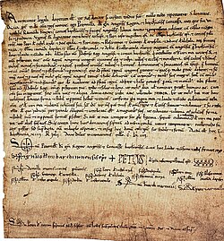 Documento de abdicación de Petronila