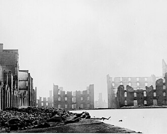 Ruinas de Richmond tras la Guerra Civil