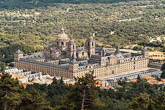 Vista general del Monasterio de El Escorial