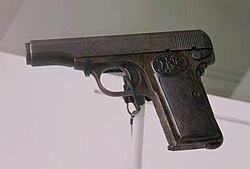 Pistola FN Modelo 1910 utilizada por Princip