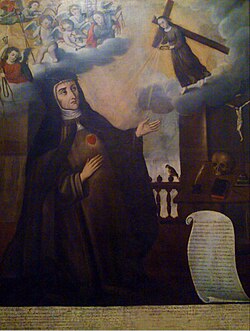 Retrato alegórico de la Madre Francisca Josefa del Castillo.