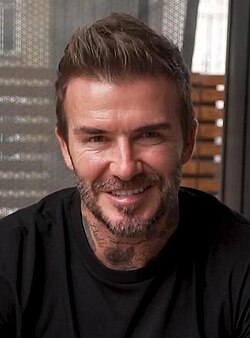 Retrato de David Beckham