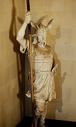 Estatua de Breno realizada por Guillot Anatole en el Museo de Sens, Francia.