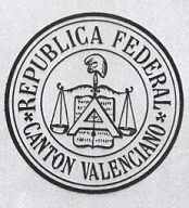 Escudo del Cantón Valenciano de 1873