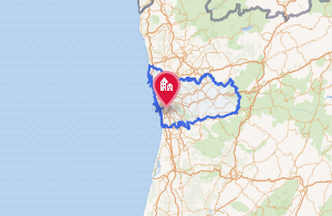 Mapa del distrito de Oporto