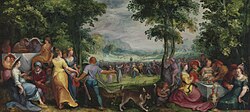 La danza alrededor del becerro de oro, de Carel van Mander