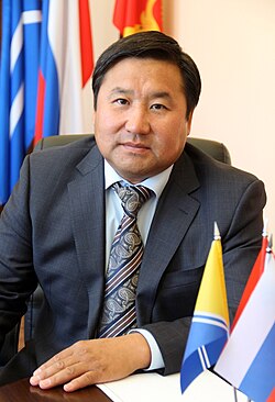 Vladislav Jovalyg, Presidente de la República de Tuvá de etnia tuvana