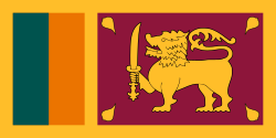 Bandera de Sri Lanka y emblemas olímpicos