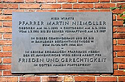 Placa recordatoria en Berlín
