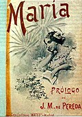 Portada de la edición de 1897 de la novela María