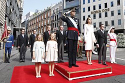 La princesa Leonor junto a su hermana Sofía