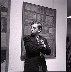 Retrato de Cesare Peverelli por el fotógrafo Paolo Monti