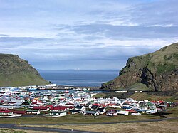 Paisaje volcánico de las Islas Vestman