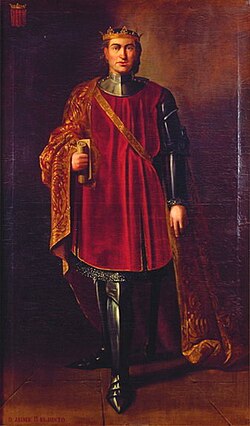 Retrato imaginario de Jaime II de Aragón