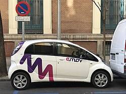 Citroën C-Zero de Emov en Madrid