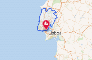 Mapa detallado de los municipios del distrito de Lisboa