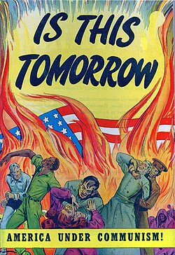 Panfleto anticomunista publicado en 1947 por la Sociedad de Guías Católicos Catequistas.