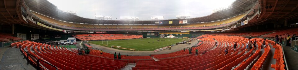 Vista panorámica del interior del Estadio RFK