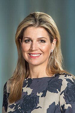 Retrato oficial de Máxima de los Países Bajos