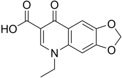 Estructura del ácido oxolínico