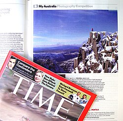 Logo y portada clásica de la revista Time