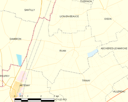 Detalle geográfico o cartográfico de Ruan
