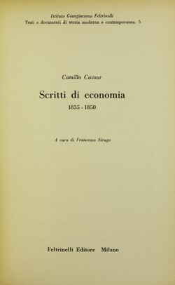 Edición de Scritti di economia de 1962