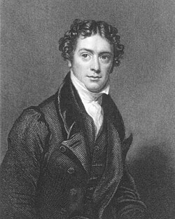 Ilustración de Michael Faraday en su juventud