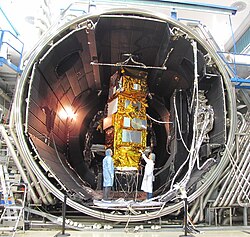 Sentinel-2A en cámara de vacío