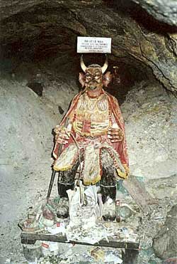 Representación del Tío de las minas en Bolivia