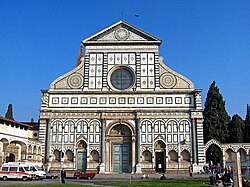 Fachada de la iglesia de Santa María Novella