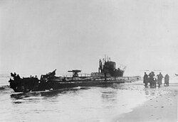 El submarino U-20