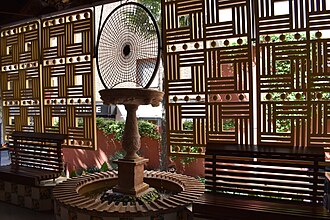 Vista interior de la tribuna de la Casa Vicens