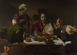 Cena en Emaús de Caravaggio