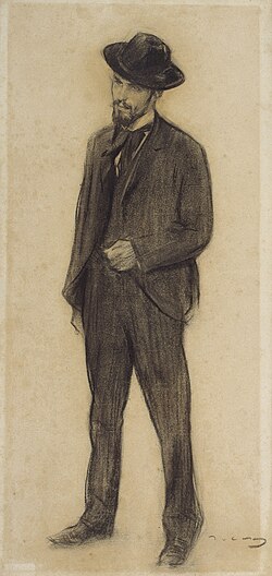 Retrato de Joaquín Torres García por Ramón Casas