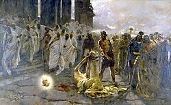 Decapitación de San Pablo por Enrique Simonet.